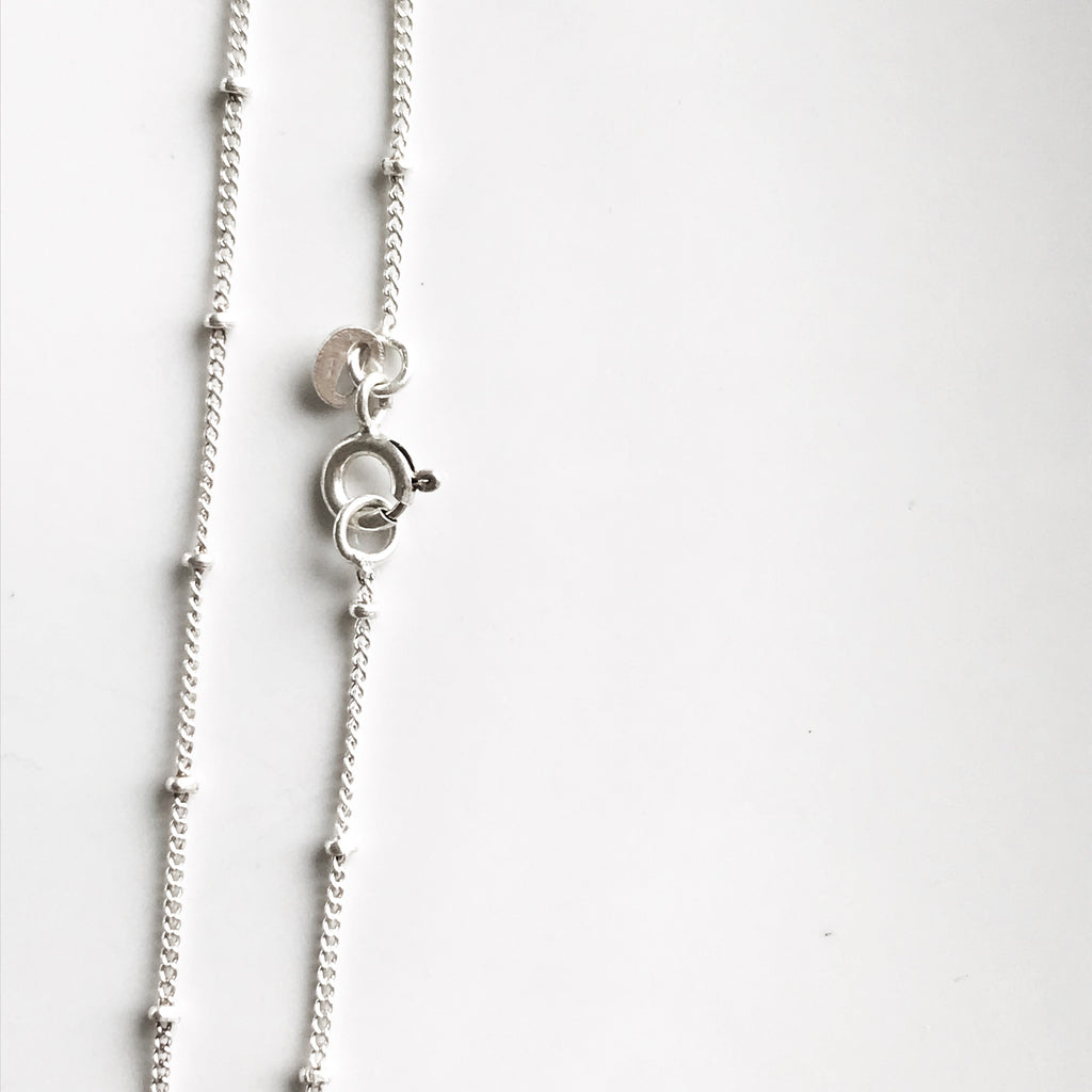 Ketting saturn | Sterling zilver image 1