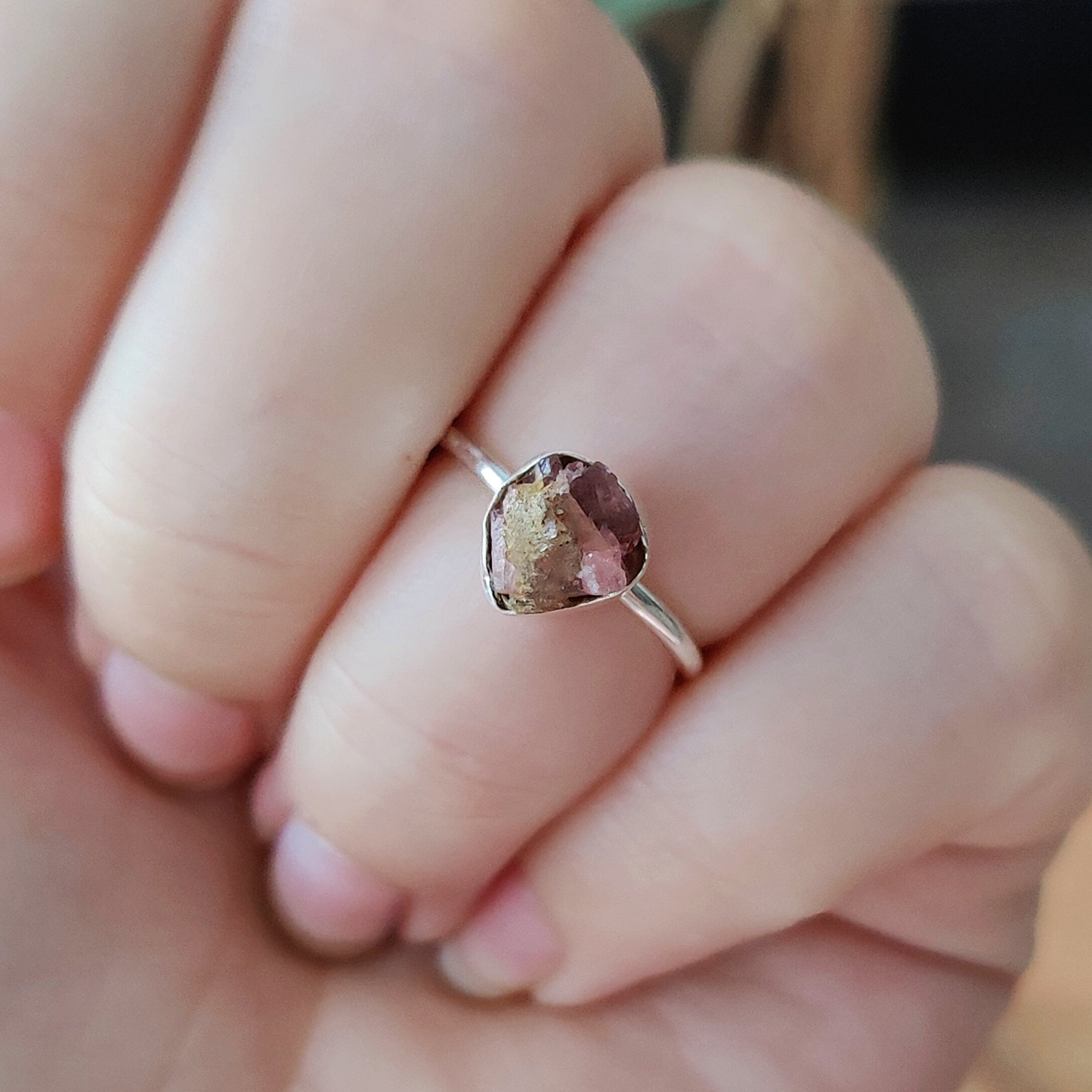 Ring | Sterling zilver & toermalijn | maat 16,5 image 3