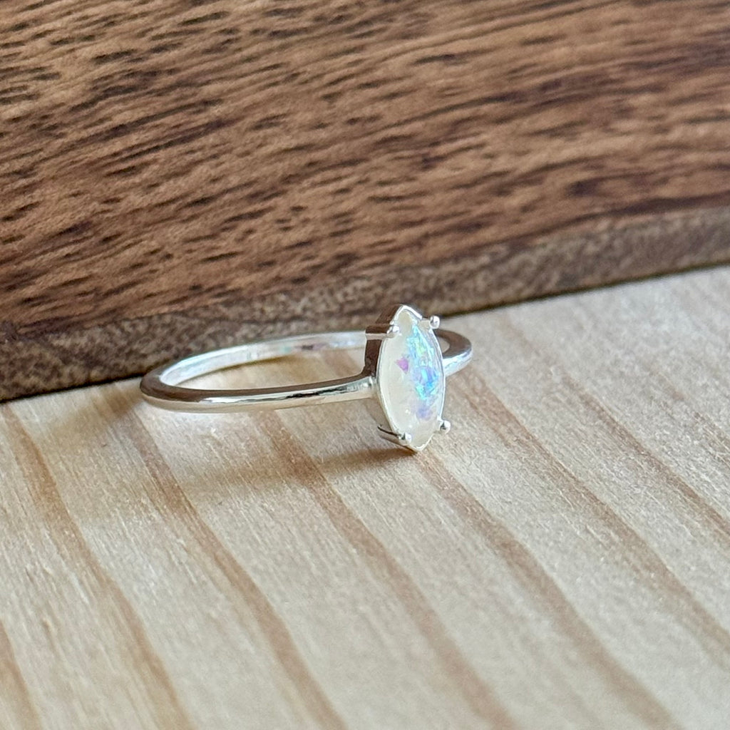 Ring Blanca | Sterling zilver & opaal image 0