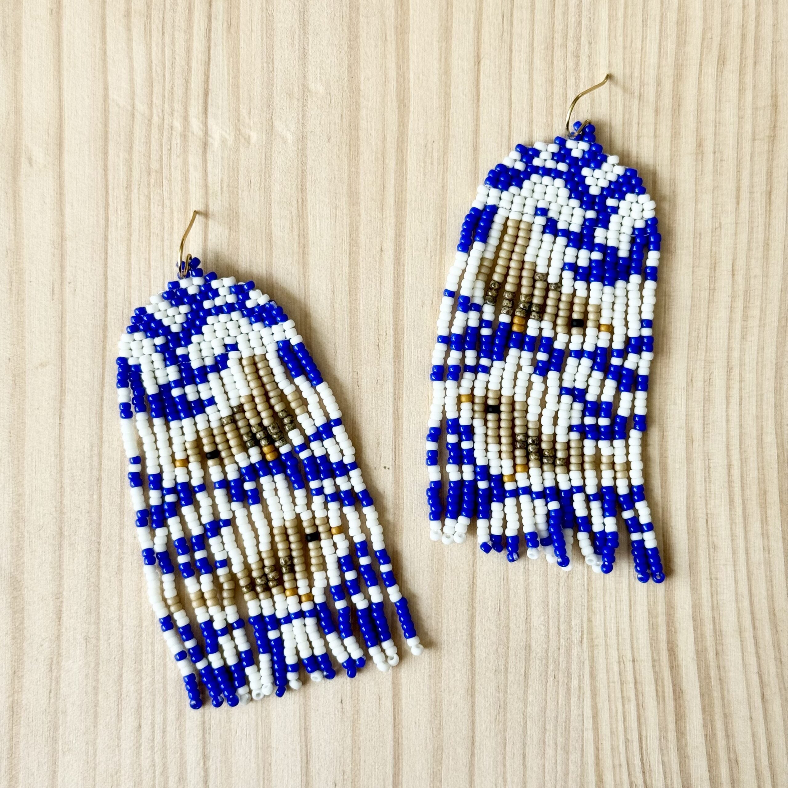 Oorbellen Two little birds | Handbeaded | BY AIS image 0