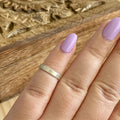 Midi ring brushed | maat 13,75 | Sterling silver | BY AIS image 0