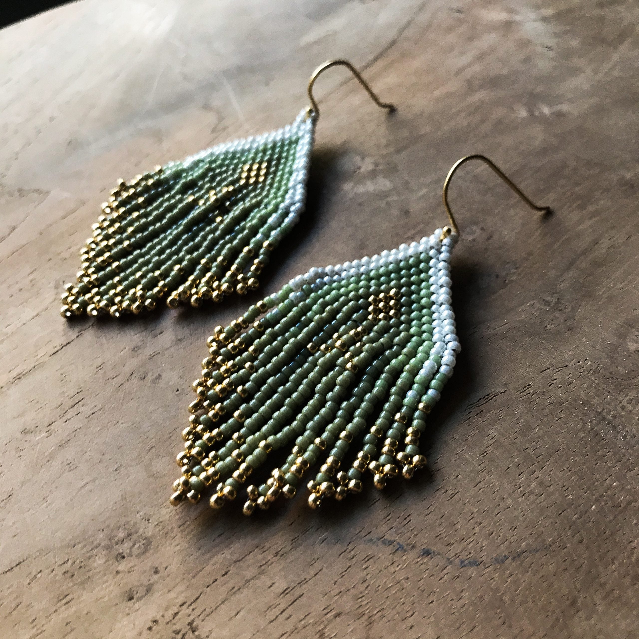 Oorbellen Tenjin | Handbeaded | BY AIS image 3