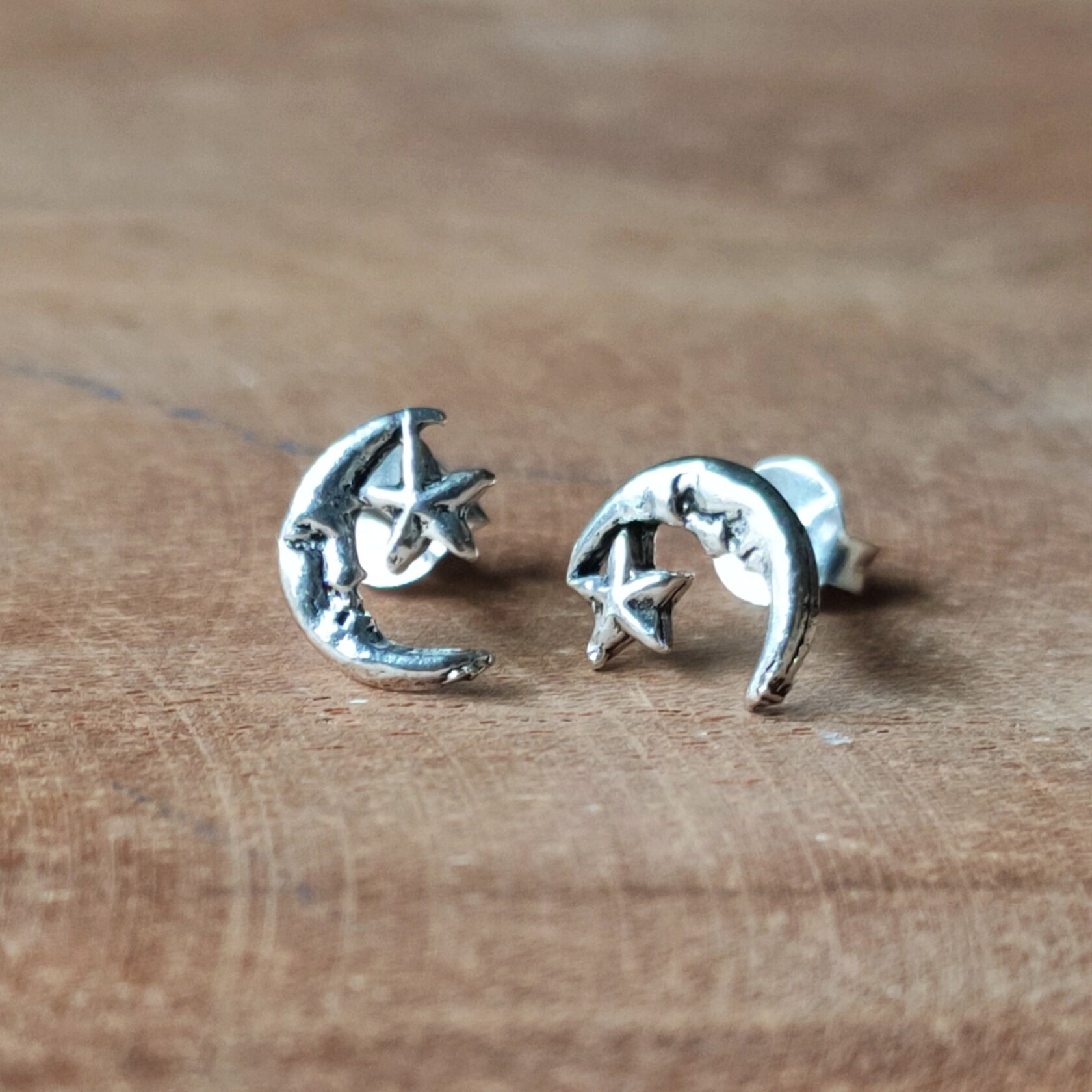 Knopjes Luna | Sterling zilver image 0