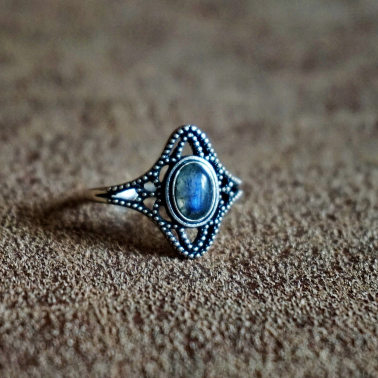 Ring | Sterling zilver Fili labradoriet image 1