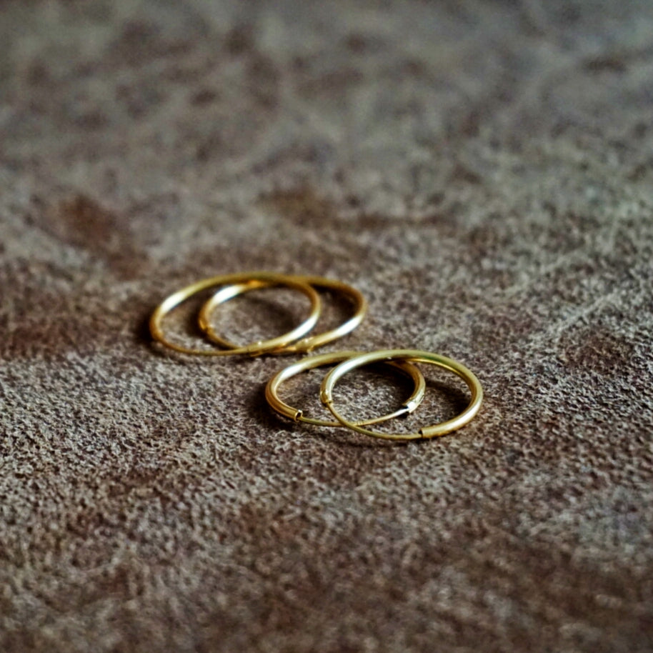 Bali hoop | Goldcrush Goud image 4