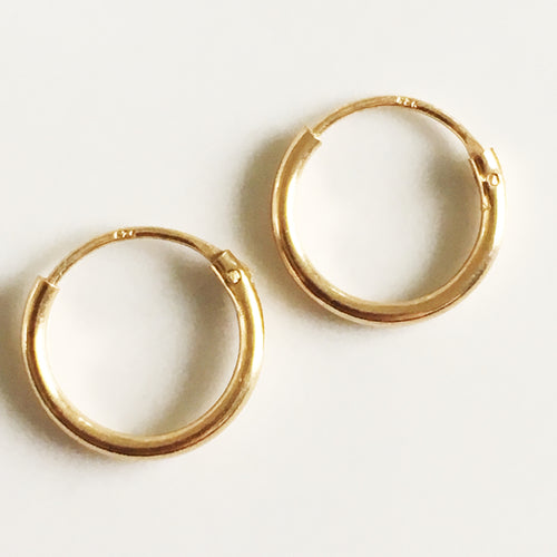 Bali hoop | Goldcrush Goud image 1