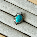 Ring | Sterling zilver & turkoois | maat 17 image 0