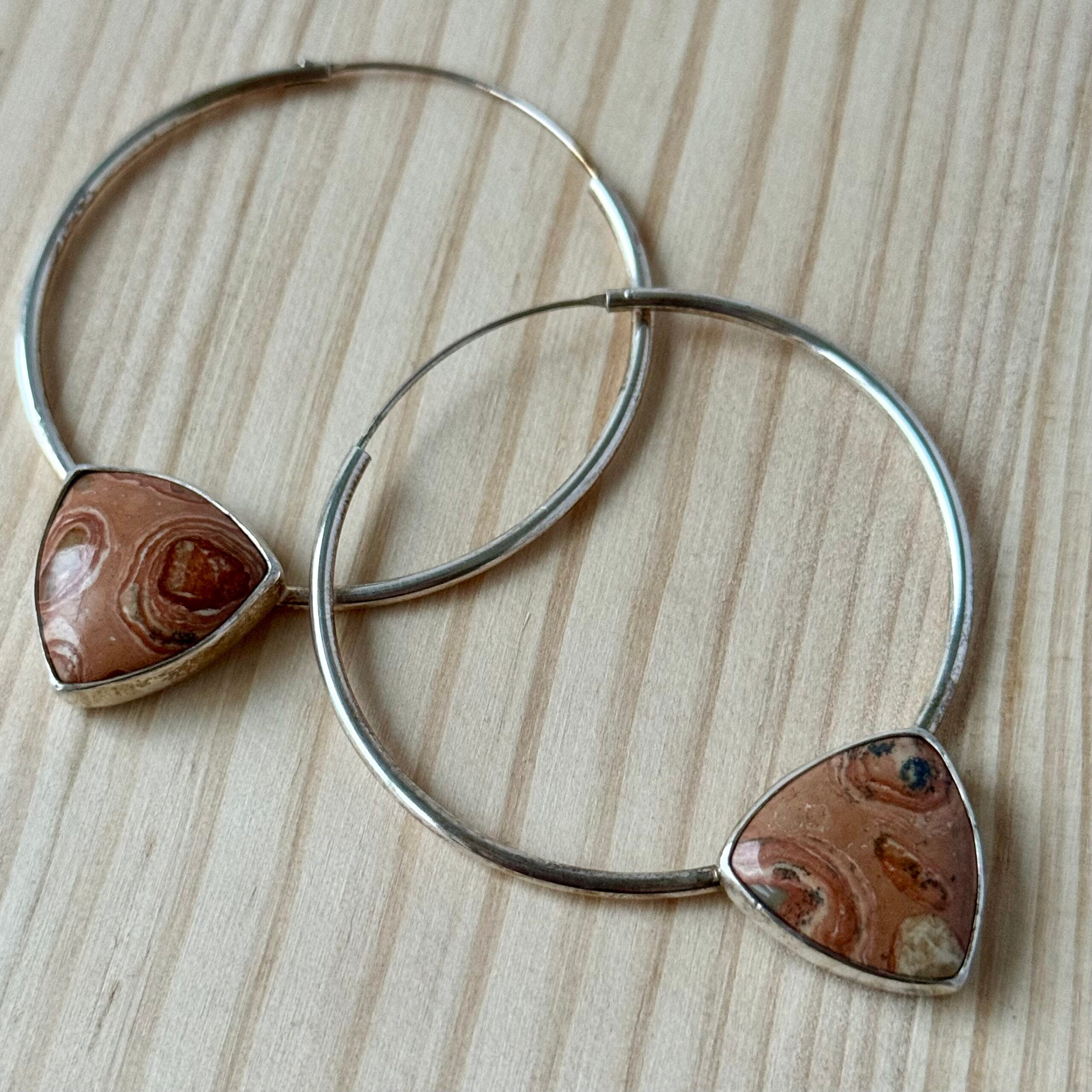 Hoops | Sterling zilver & jaspis | BY AIS image 2