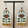 Oorbellen Flower | Handbeaded | BY AIS image 0