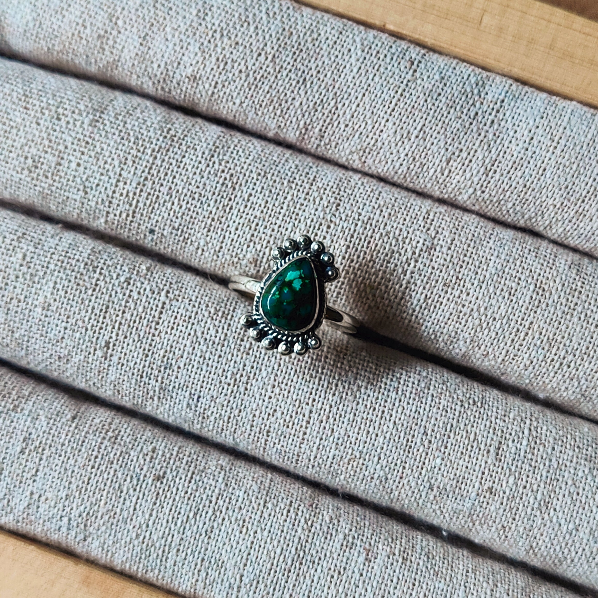 Ring | Sterling zilver & turkoois | maat 18,75 image 4