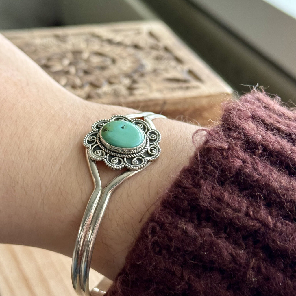 Armband | Sterling zilver & turkoois image 4