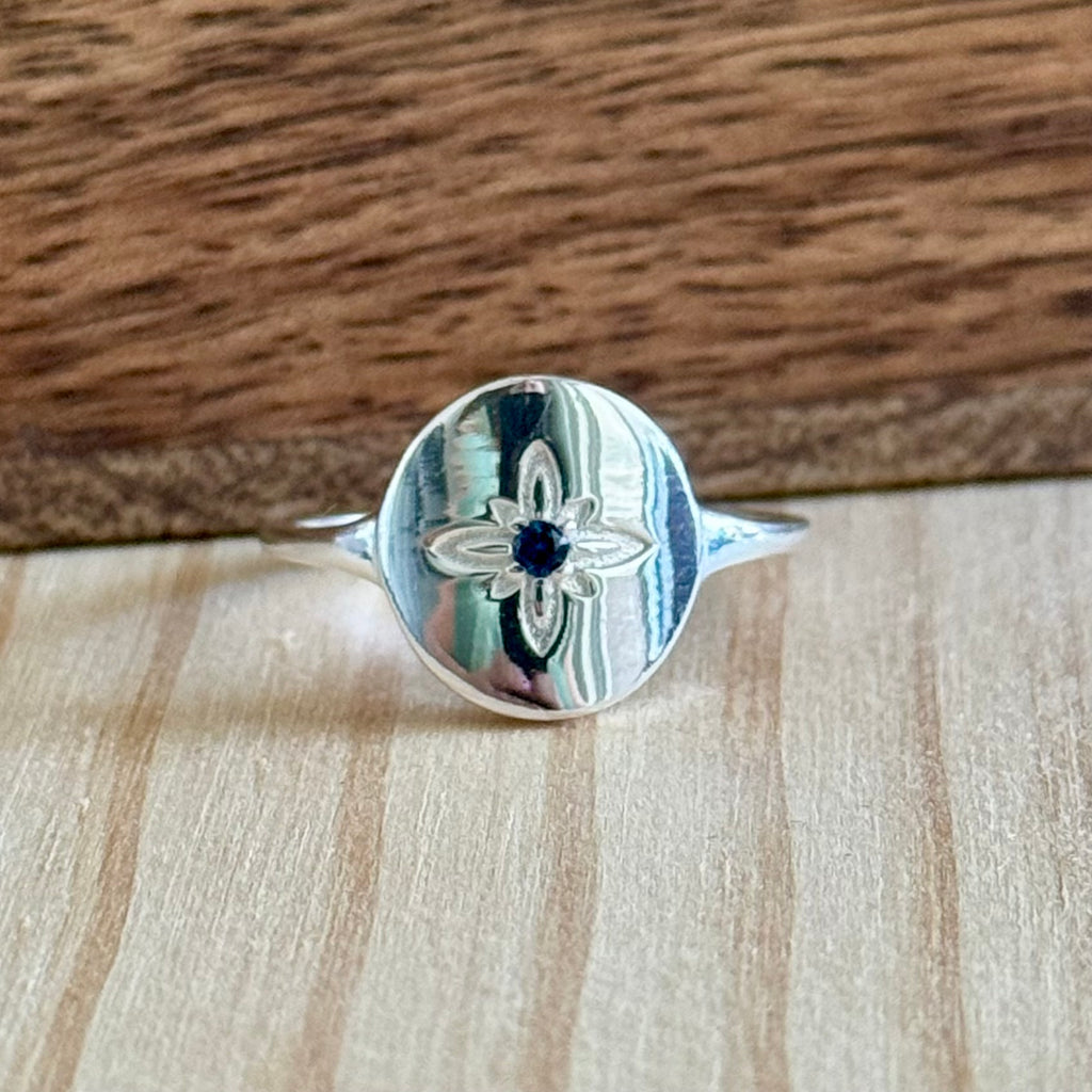 Ring Flori | Sterling zilver & zirconia | maat 18 image 2