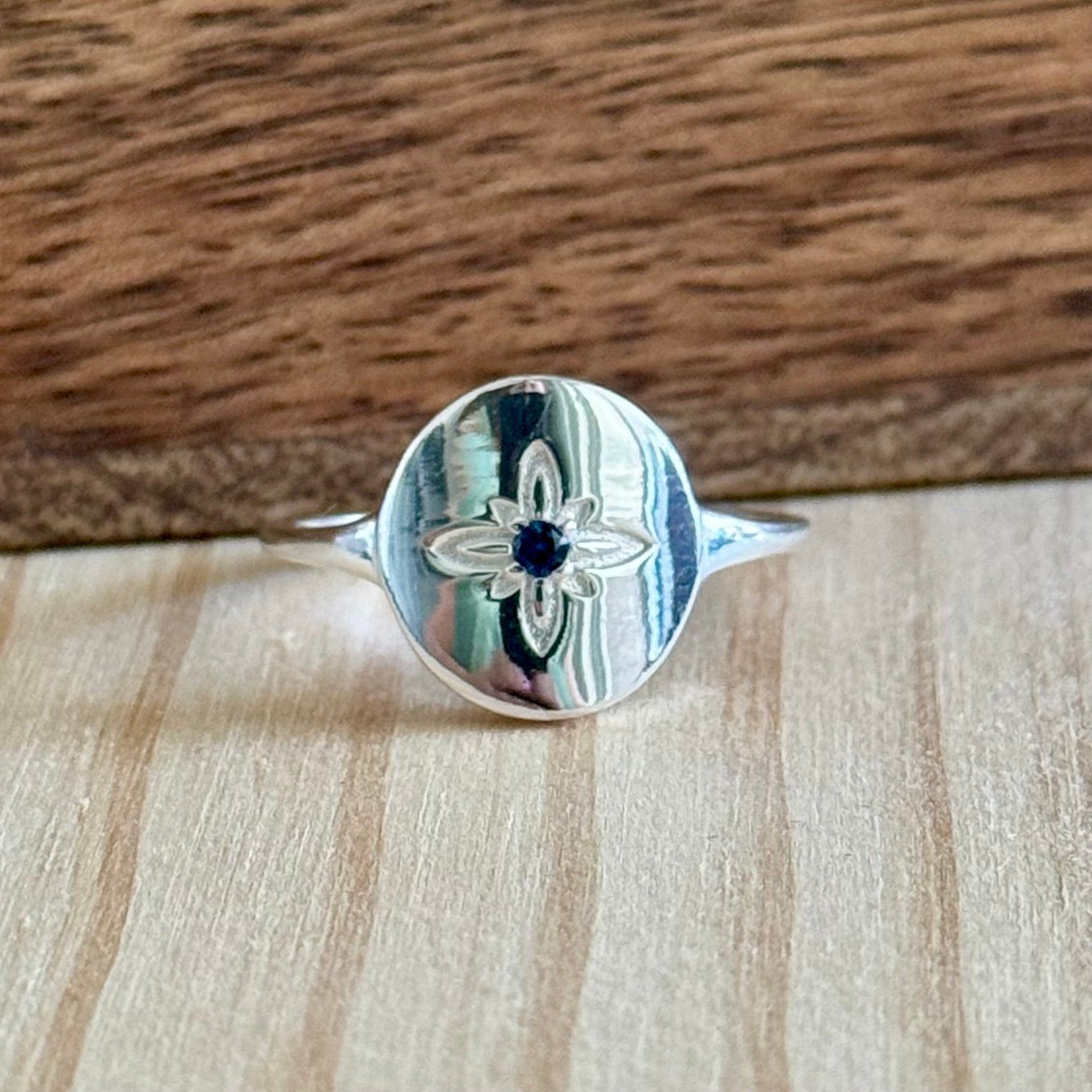 Ring Flori | Sterling zilver & zirconia | maat 18 image 2