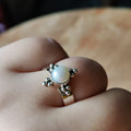 Ring Duniya | Sterling zilver & parel | maat 18 image 0