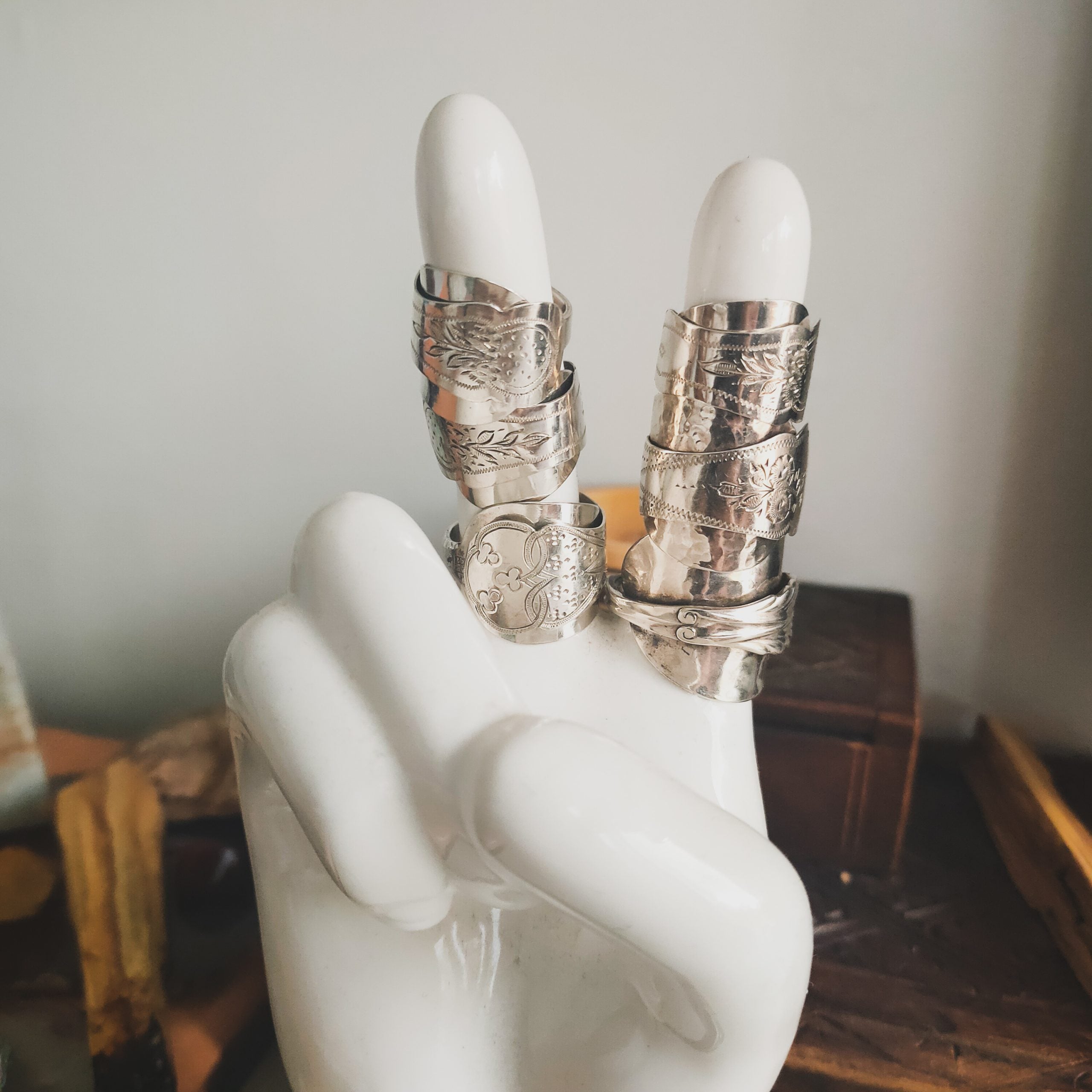 Lepel ring crossed | Sterling zilver | BY AIS image 6