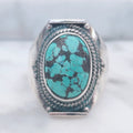 Ring | Sterling zilver & turkoois | maat 18,25 image 0
