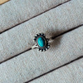 Ring | Sterling zilver & turkoois | maat 17,25 image 0