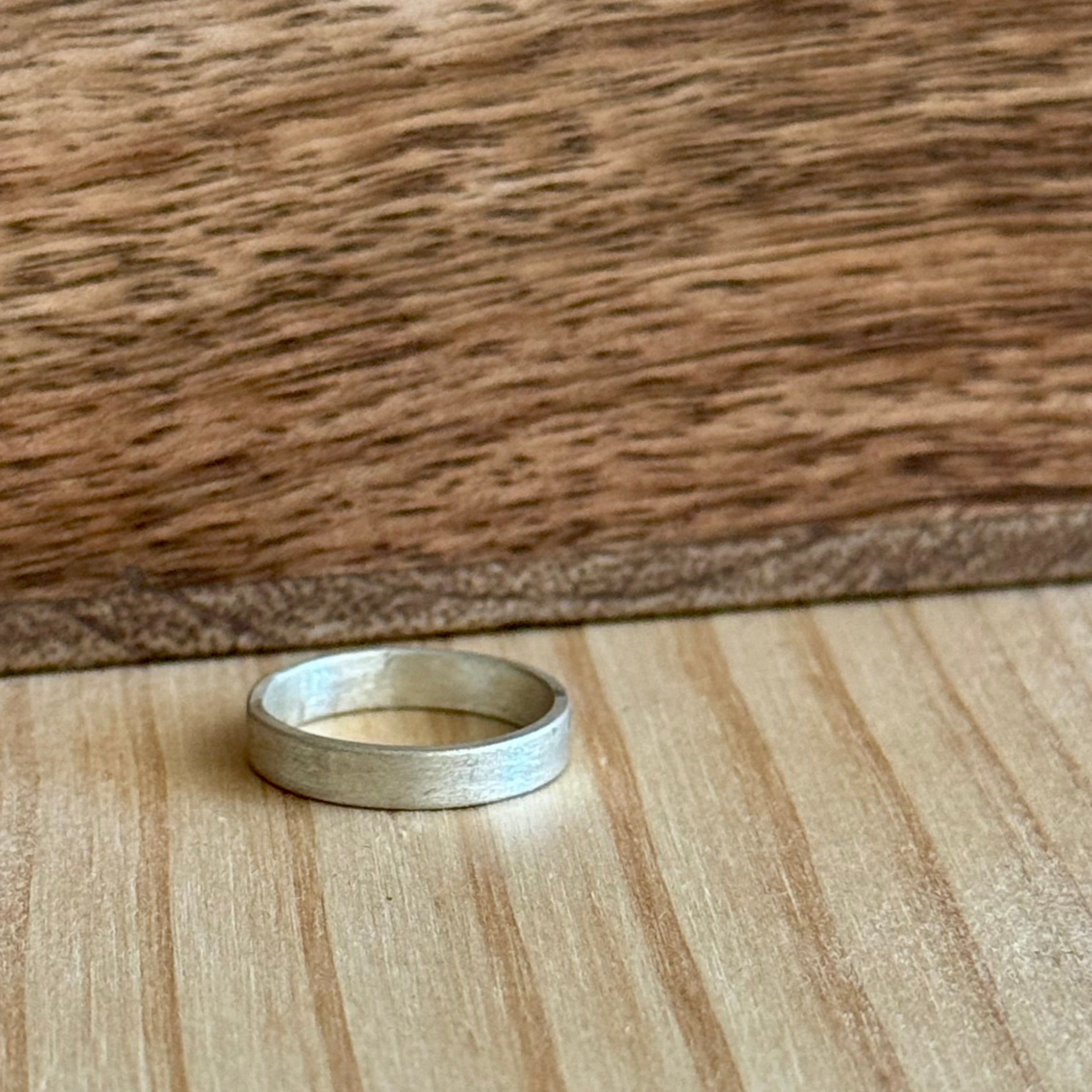 Midi ring brushed | maat 13,75 | Sterling silver | BY AIS image 1