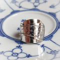 Lepel ring crossed | Sterling zilver | BY AIS image 0