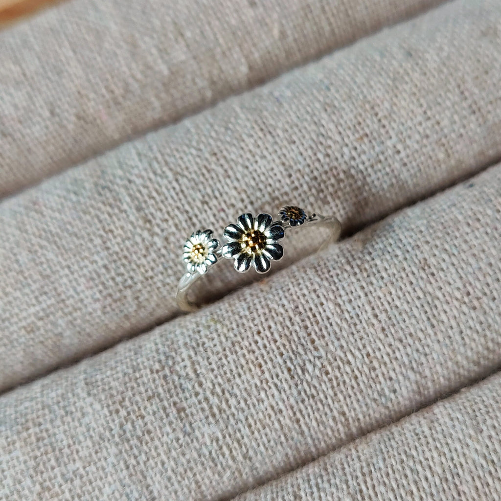 Ring Naturaleza | Sterling zilver & 14K verguld image 1