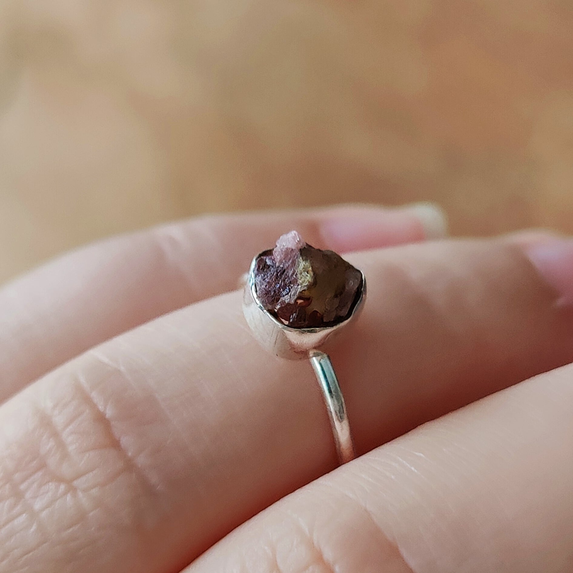 Ring | Sterling zilver & toermalijn | maat 16,5 image 4