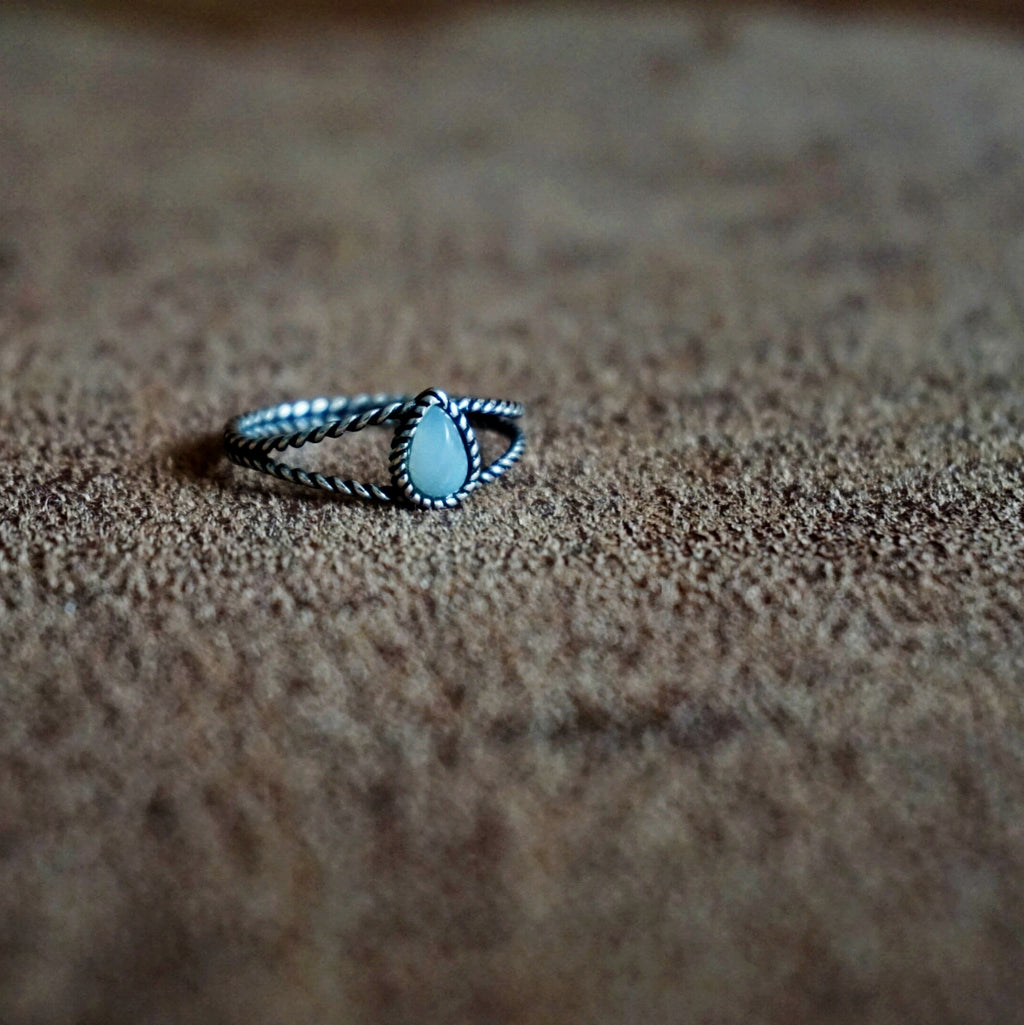 Sterling zilver | Ring Layar larimar image 1