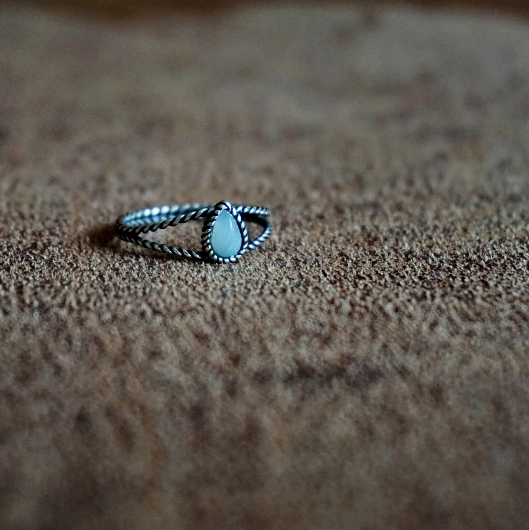 Sterling zilver | Ring Layar larimar image 1