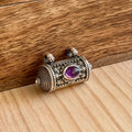 Prayer box Nawa | Sterling zilver & amethist image 0