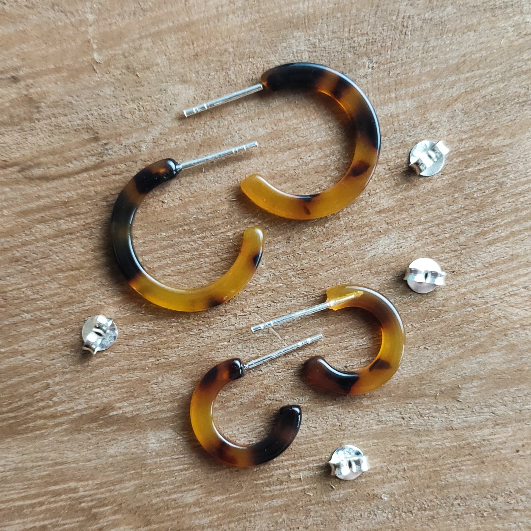 Hoops Carmen | Sterling zilver | brown image 1