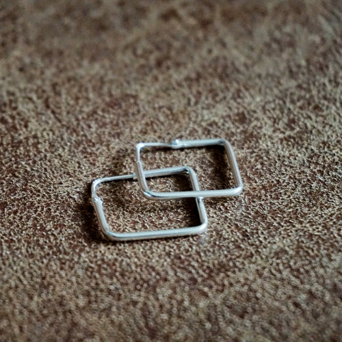 Hoops Cuadrado | Sterling zilver image 1
