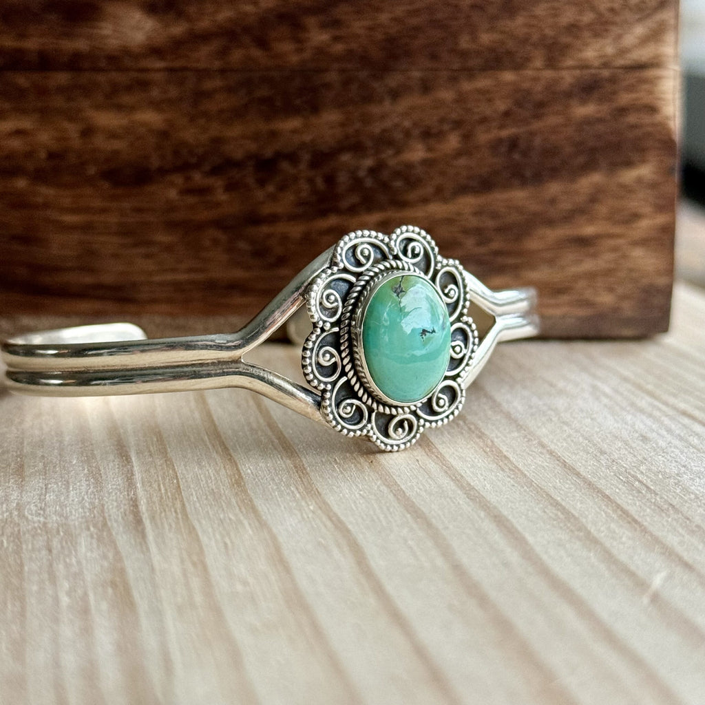Armband | Sterling zilver & turkoois image 0
