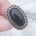 Ring | Sterling zilver & labradoriet | maat 17 image 0