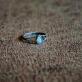 Sterling zilver | Ring Layar larimar image 0