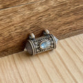 Prayer box Nawa | Sterling zilver & maansteen image 0