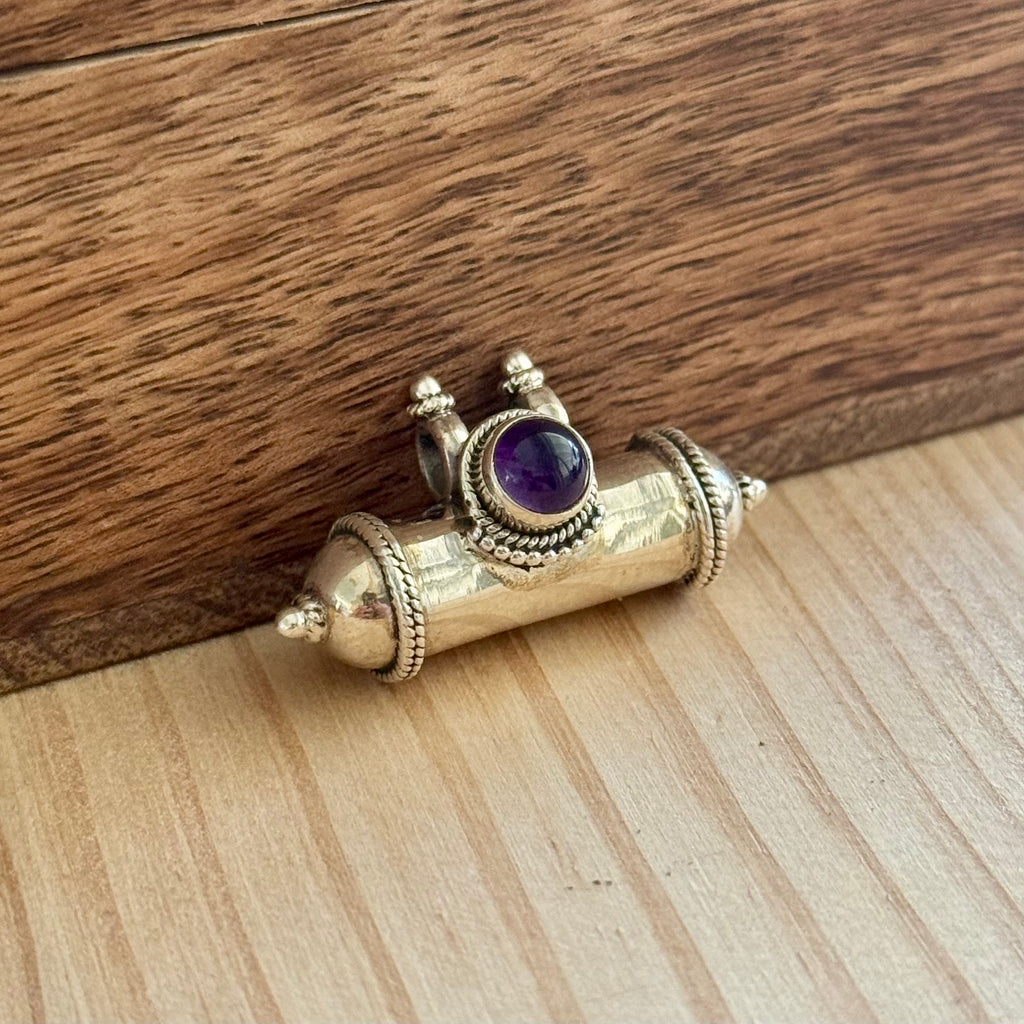 Prayer box | Sterling zilver & amethist image 3