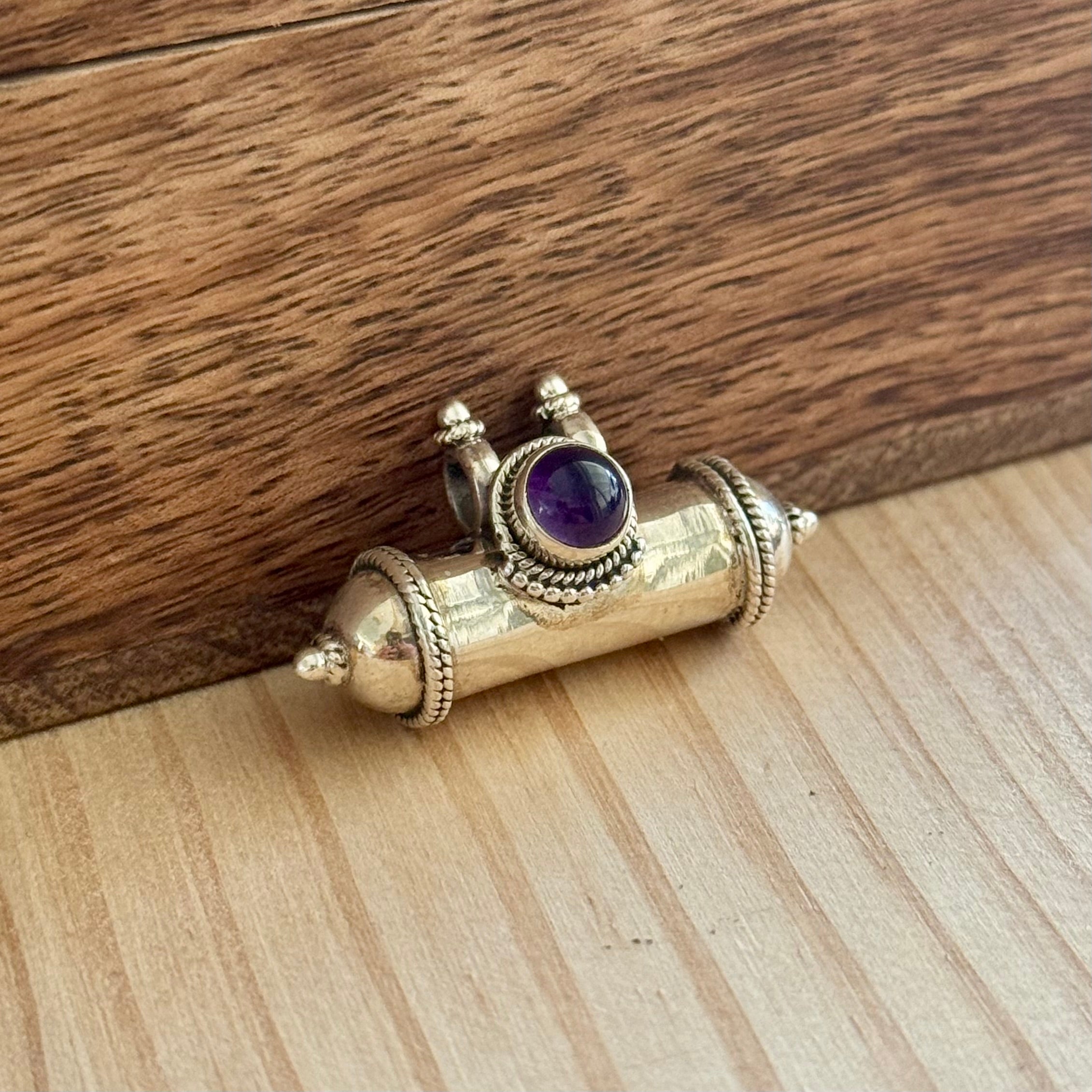 Prayer box | Sterling zilver & amethist image 3
