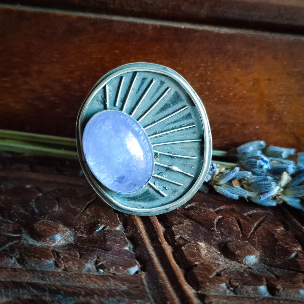 Ring sterling zilver & tanzaniet | maat 16,5 | BY AIS image 9