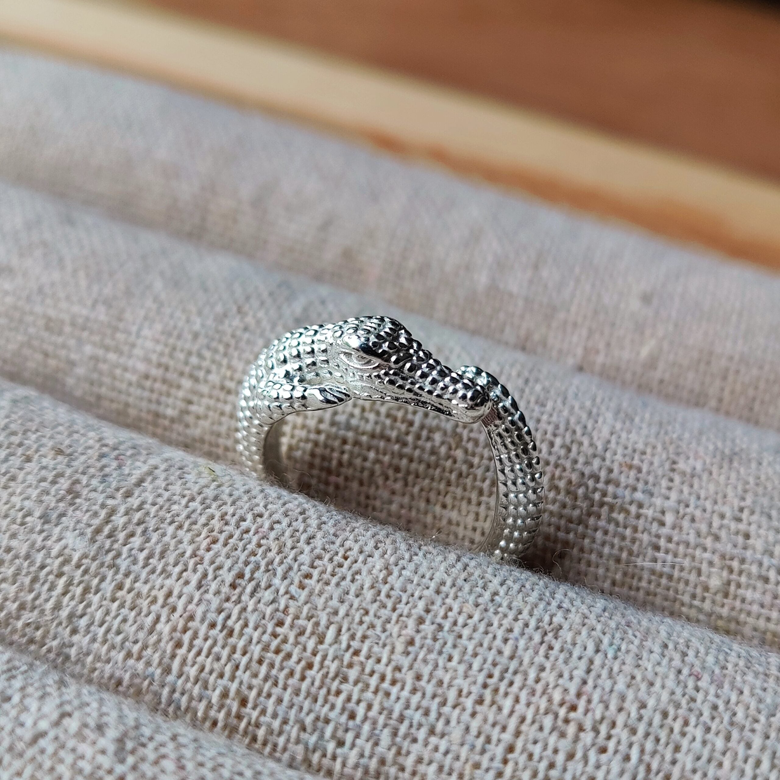 Ring Croc | Sterling zilver image 1