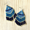 Oorbellen Blue | Handbeaded | BY AIS image 0