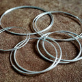 Hoops simpel | Sterling zilver image 0
