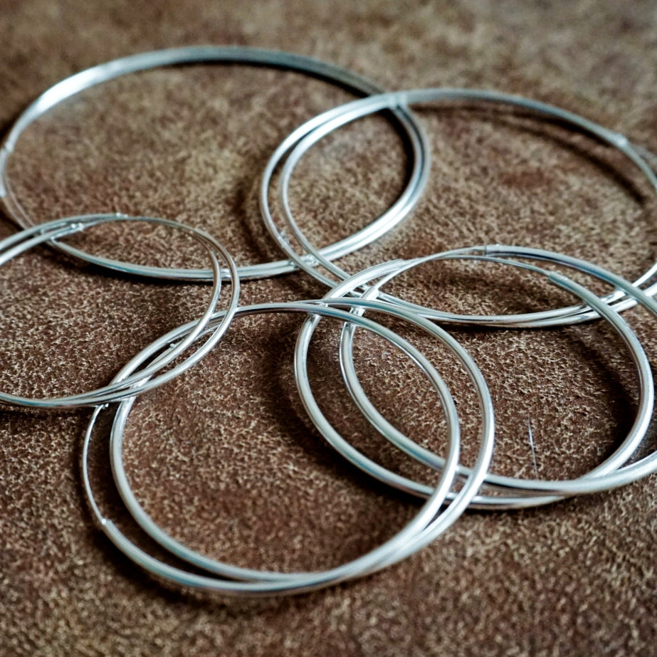 Hoops simpel | Sterling zilver image 0