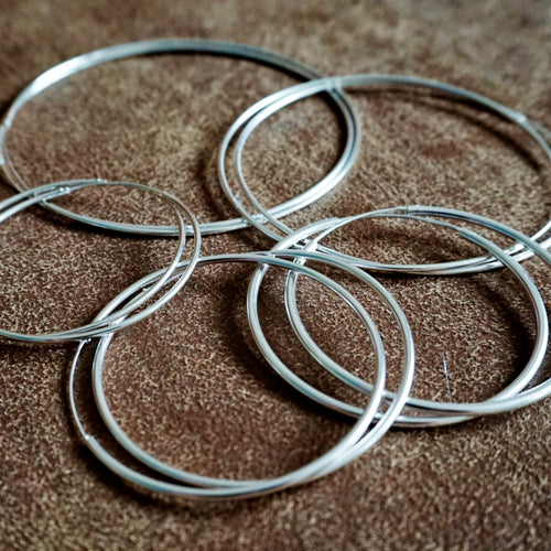 Hoops simpel | Sterling zilver image 0
