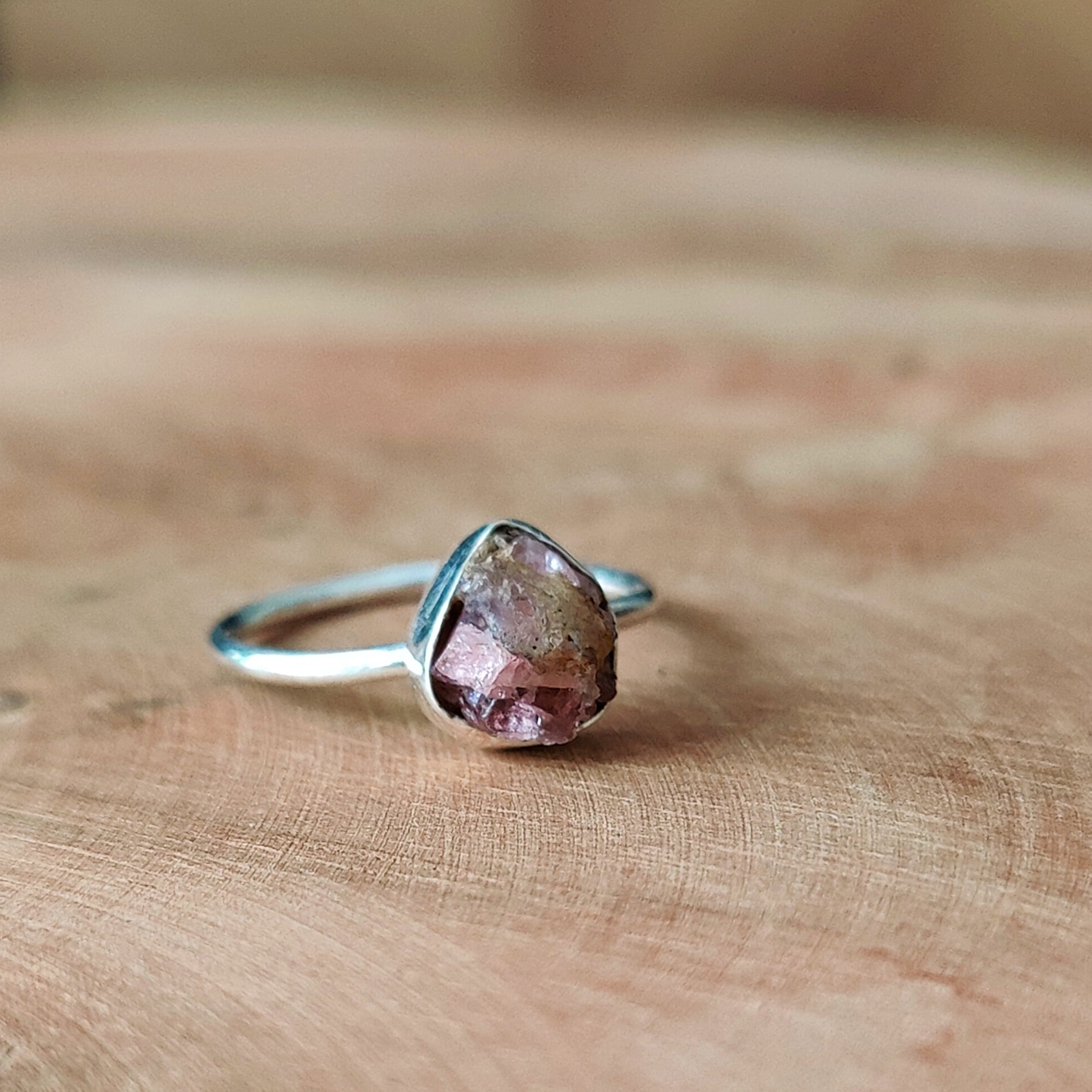 Ring | Sterling zilver & toermalijn | maat 16,5 image 0