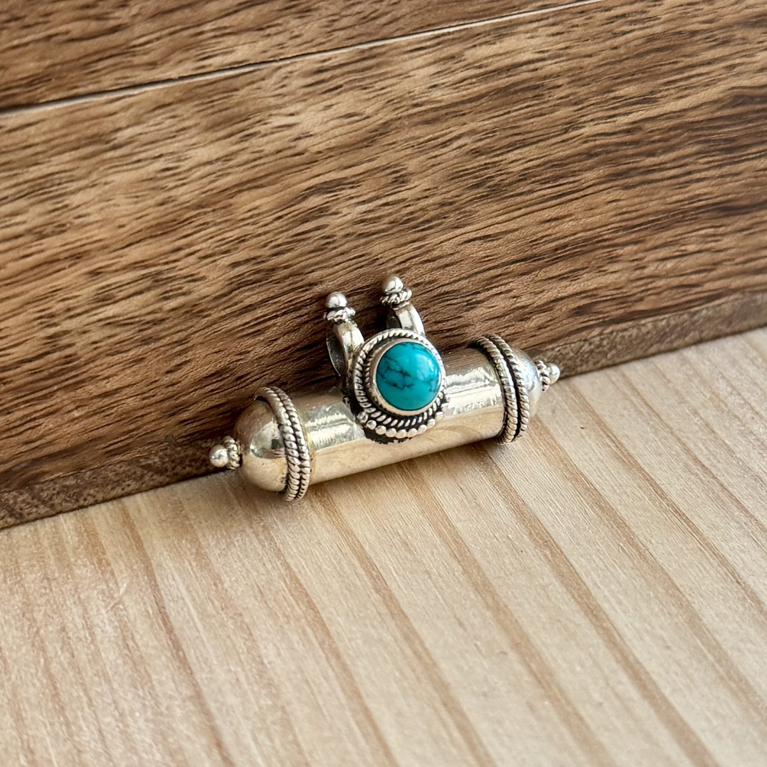 Prayer box | Sterling zilver & turkoois image 0