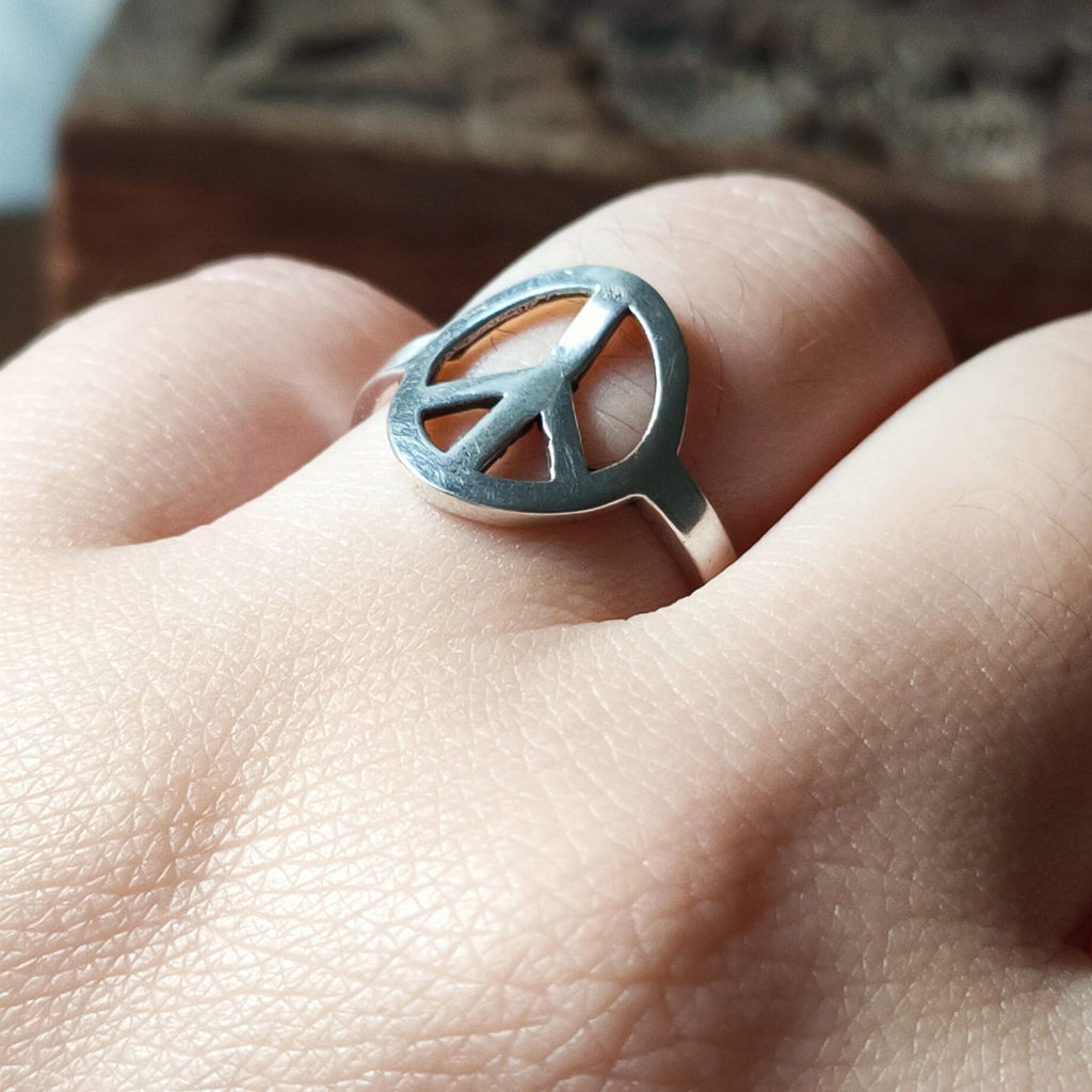 Ring Peace | Sterling zilver | maat 16,75 image 2
