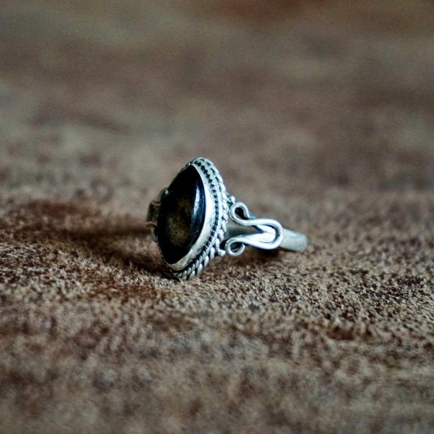 Ring | Sterling zilver & labradoriet | maat 18 image 2