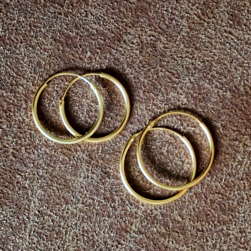 Bali hoop | Goldcrush Goud image 3