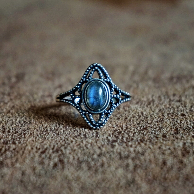 Ring | Sterling zilver Fili labradoriet image 0