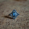 Ring | Sterling zilver Fili labradoriet image 0
