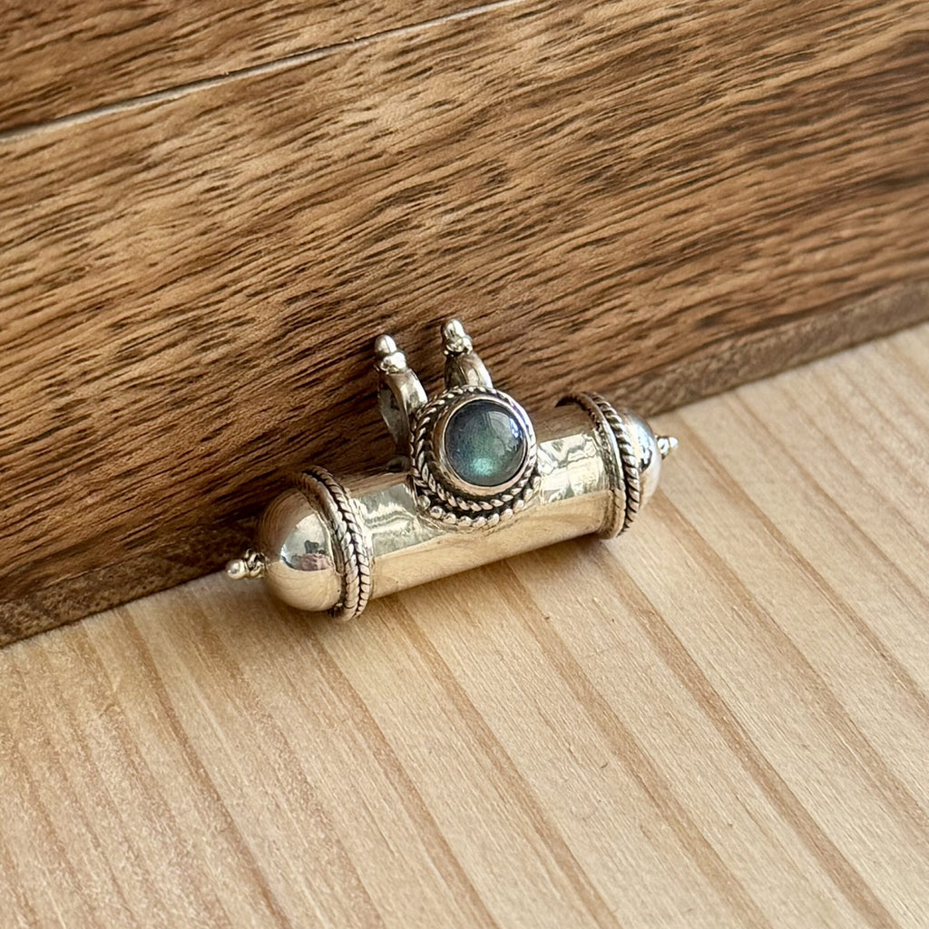 Prayer box | Sterling zilver & labradoriet image 0